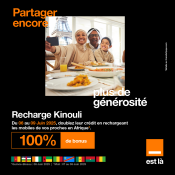 Orange Burkina Faso, Cameroun, Centrafrique, RDC, Côte d'Ivoire, Guinée, Guinée Bissau, Madagascar, Mali, Sénégal